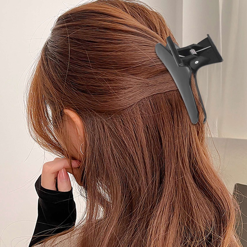 4 個ブラックホワイト美容師バタフライスタイルスタイリングヘ - Hair Clips のレビューと価格