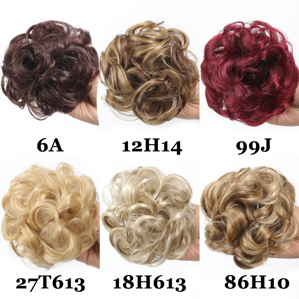 AOSIQUEE 合成シニヨン乱雑なおだんご爪クリップヘアピ - Claw Clip Messy Bun Hair Piece のレビューと価格
