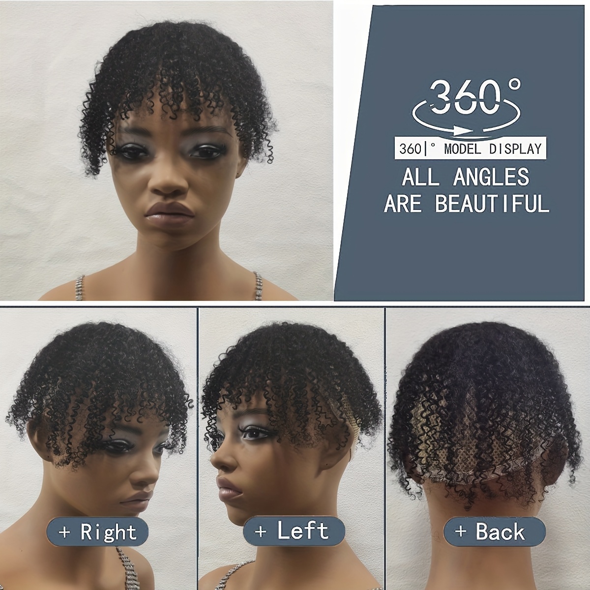 前髪付きヘアクリップ - 薄毛隠し用前髪付きヘアクリップ、ウ - Seamless Clip In Hair Extensions Human Hair のレビューと価格