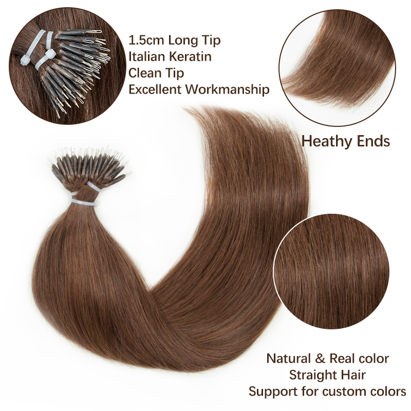 BOYMIA ナノヘアエクステンション人毛ナチュラルストレー - Invisible Tape In Extensions Real Hair のレビューと価格